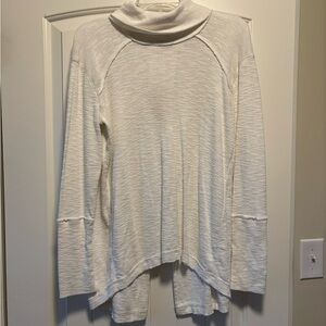 We The Free White Turtleneck Top